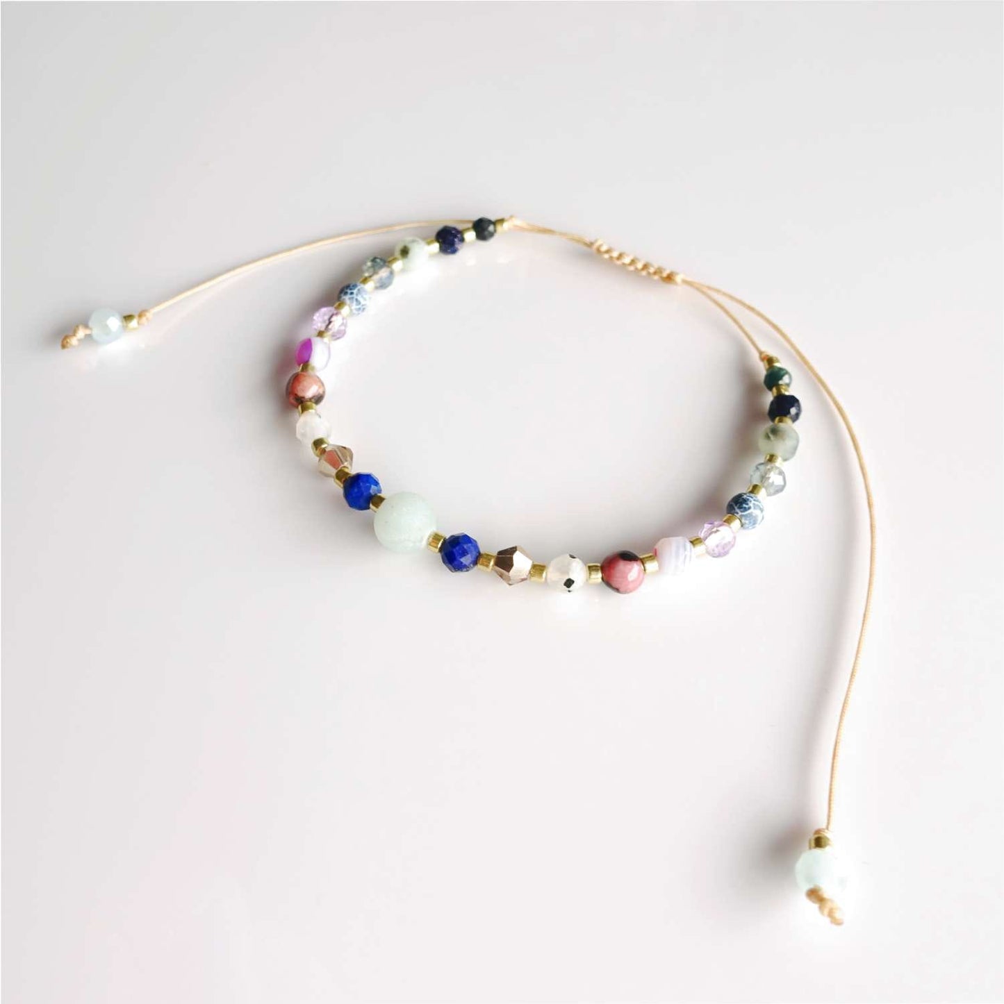 Bracelet talisman of love and friendship with natural stones TD9540