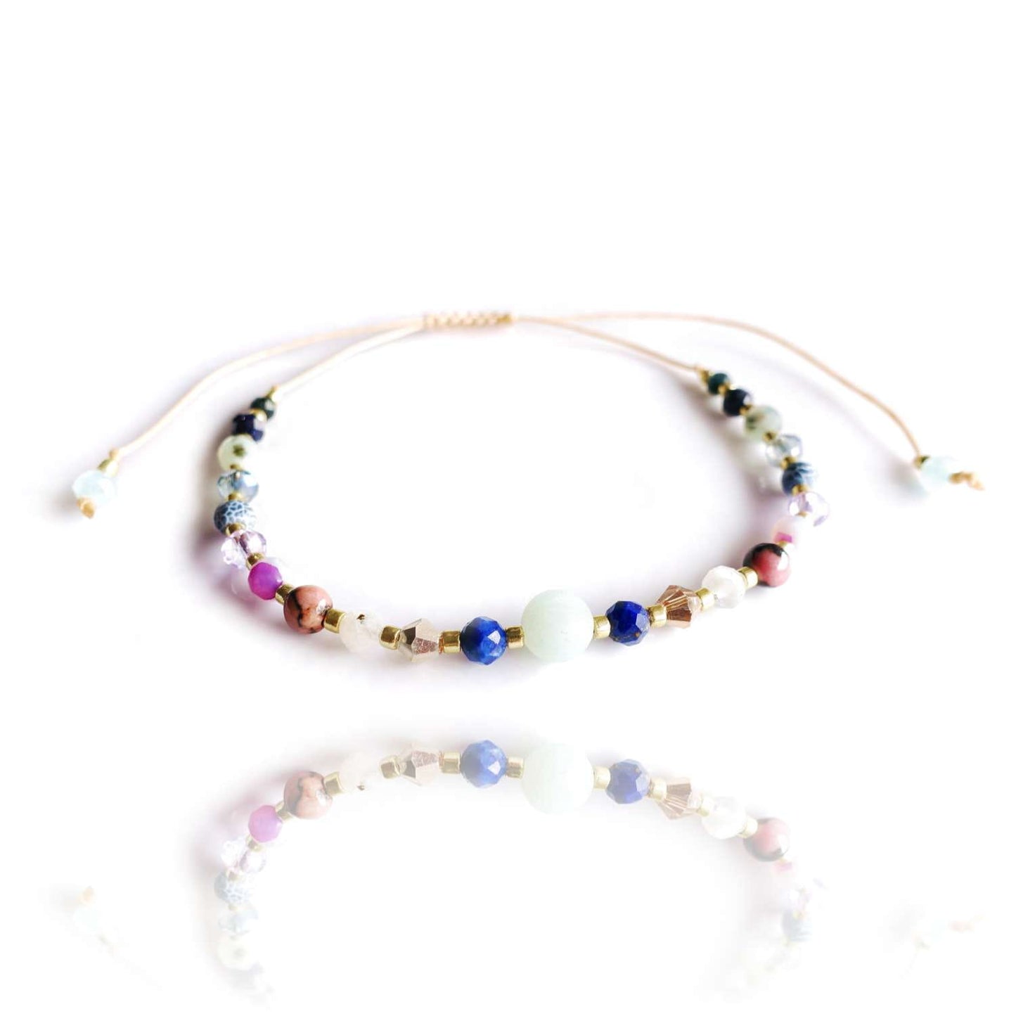 Bracelet talisman of love and friendship with natural stones TD9540