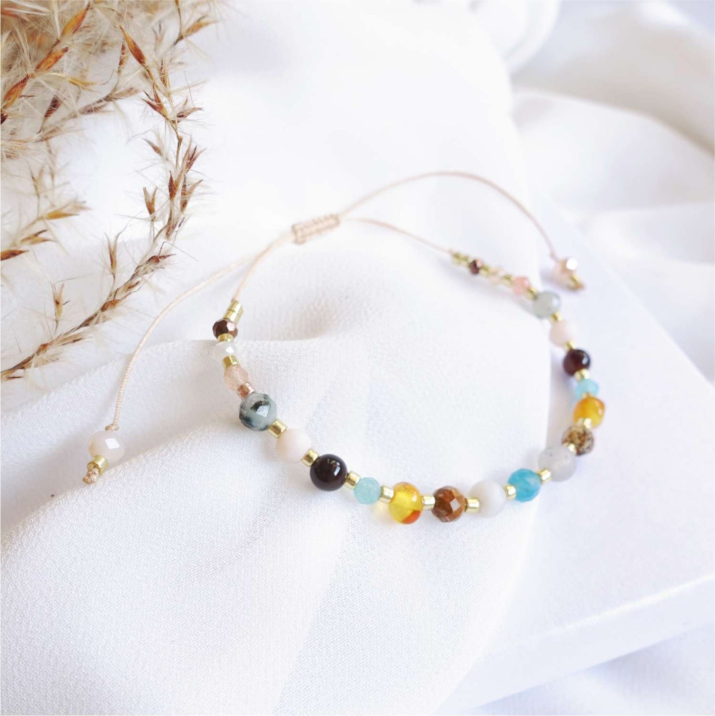 Health and Protection Bracelet with Natural Stones TD9550