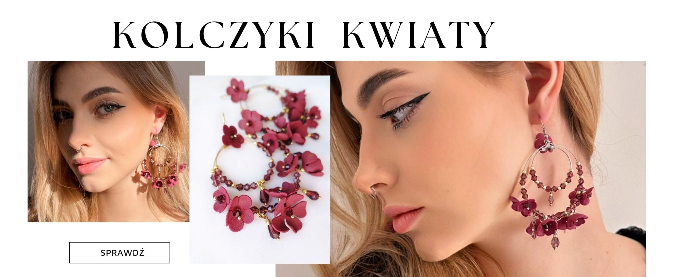 Kolczyki kwiaty